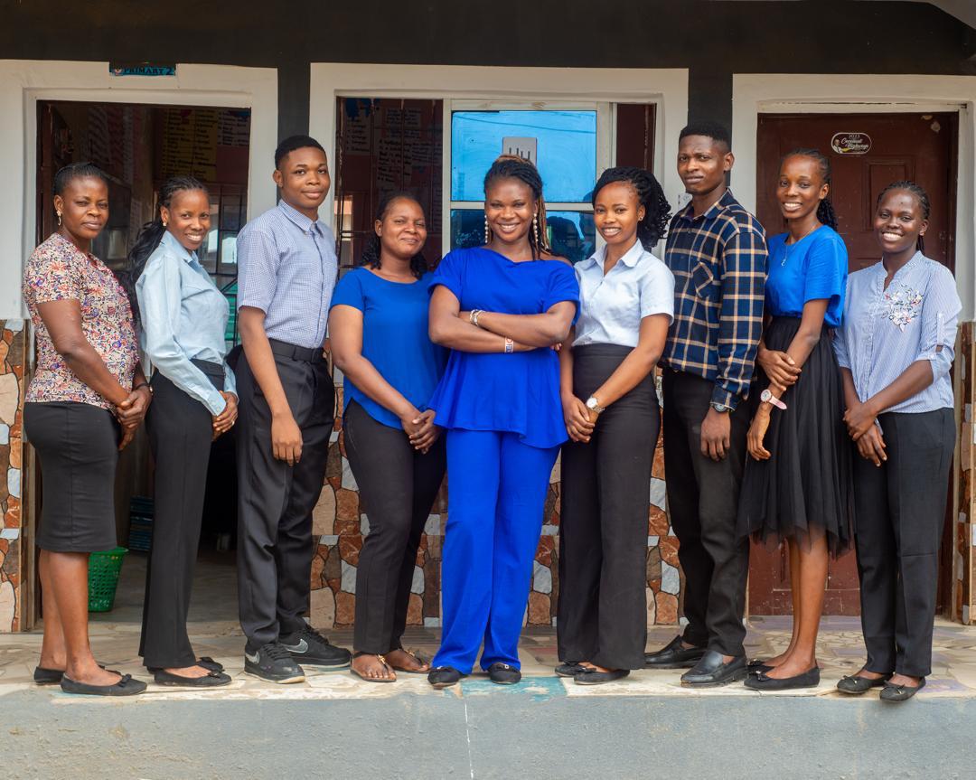 Temrej International Academy staff group photograph